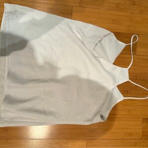 Banana Republic White Spaghetti Strap Halter Top